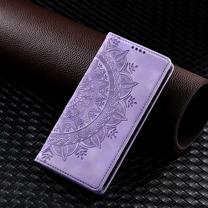 Strong Magnetic Wallet Case with Card Slot S22 S21 S20 S10 S9 Stand Flip Leather Cover for S24 S23 Ultra S23FE_voghion.com