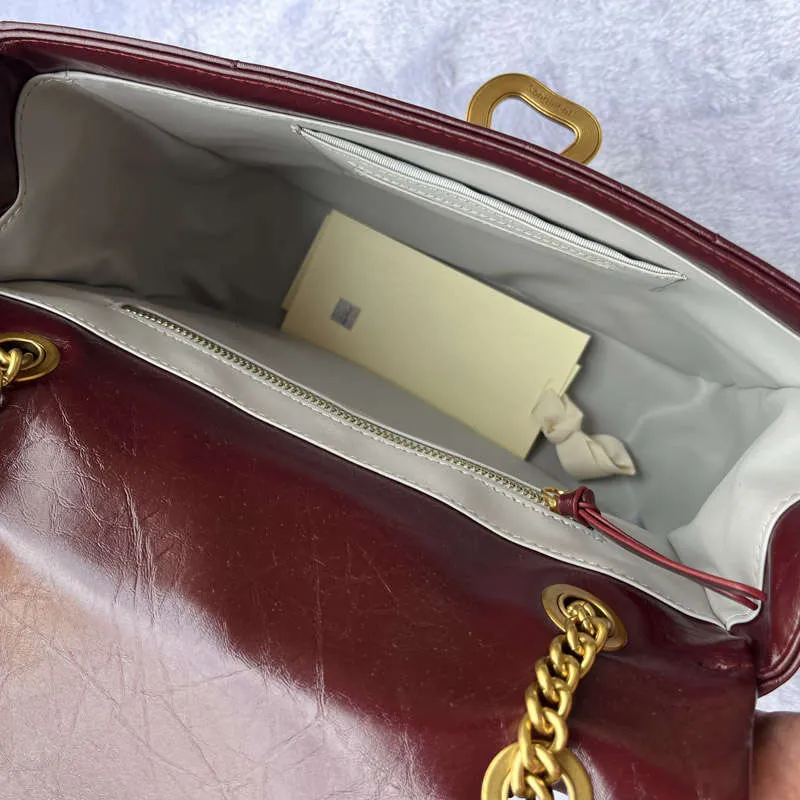 Aitoa nahkaa, kultasolki, olkalaukut, klassinen neliönmuotoinen naisten lähettilaukku, suuren kapasiteetin työmatkalaukku naisille_voghion.com