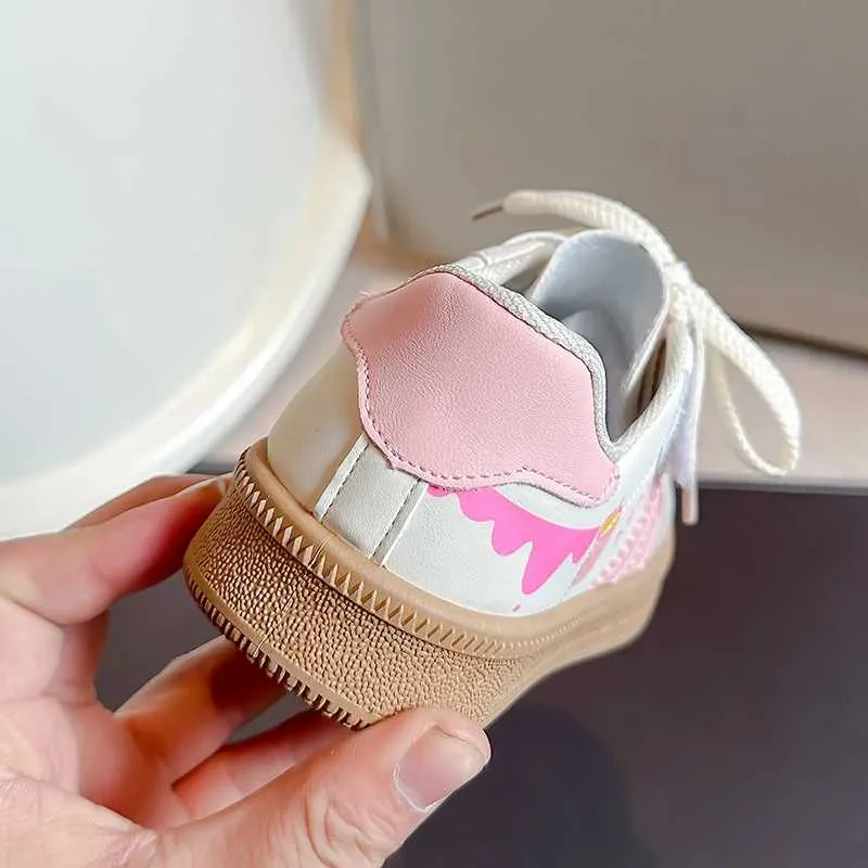 Athletic Outdoor Childrens Skate Girls White 2024 Spring New Fashion Boys Canvas Kids Sports Shoes Unisex Casual_voghion.com