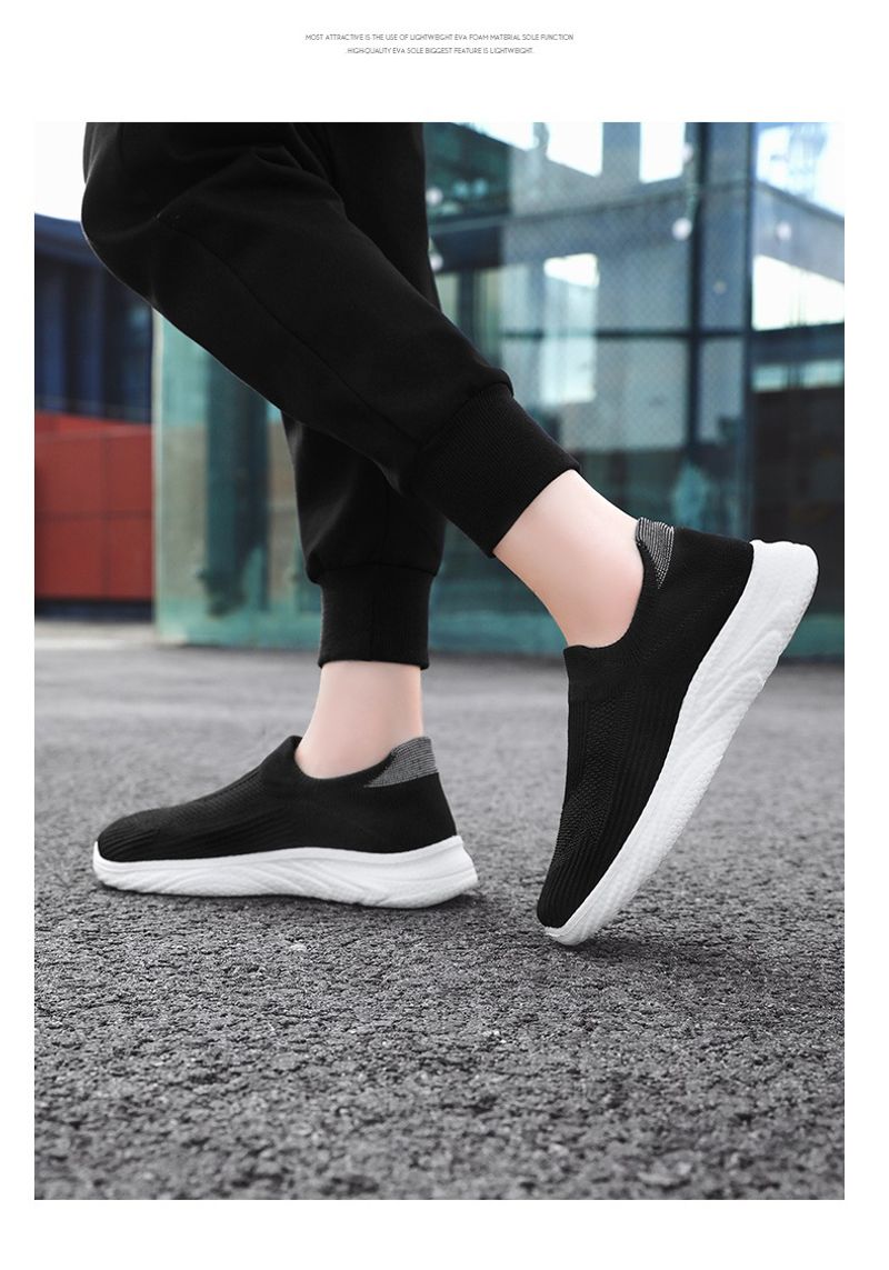 Women's Slip-on Sports Running Shoes Lightweight Casual Trainers_voghion.com