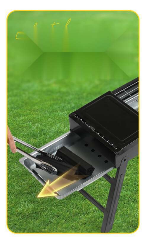 91% Positive Review Rate: Foldable Large And Medium-sized Pull-out Portable Outdoor Barbecue Grill, Carbon Grill For_voghion.com