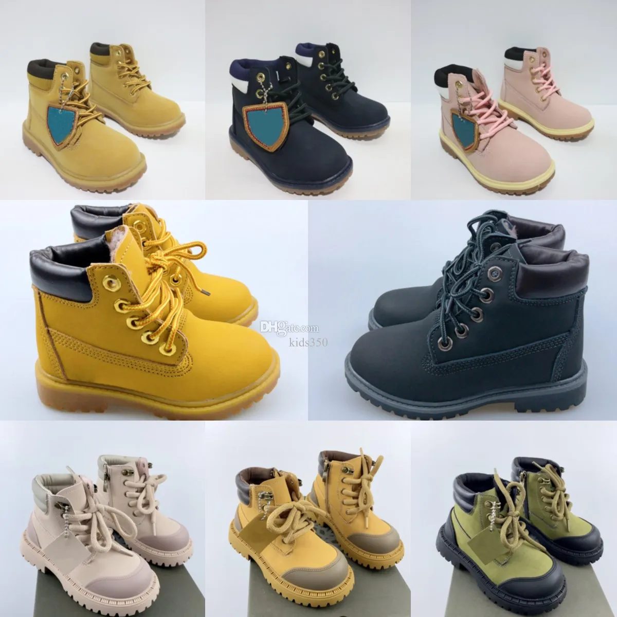 designer Kids boots matin Boot Toddlers baby Girls boys boot trainers Leather With Footwear shoes youth enfant Children_voghion.com