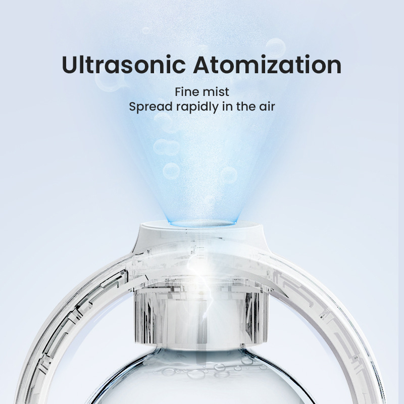 Diffusore di aromi portatile elettrico USB Air Fresher olio essenziale nebbia fine 5 modalità nebulizzatore con luce notturna a LED_voghion.com