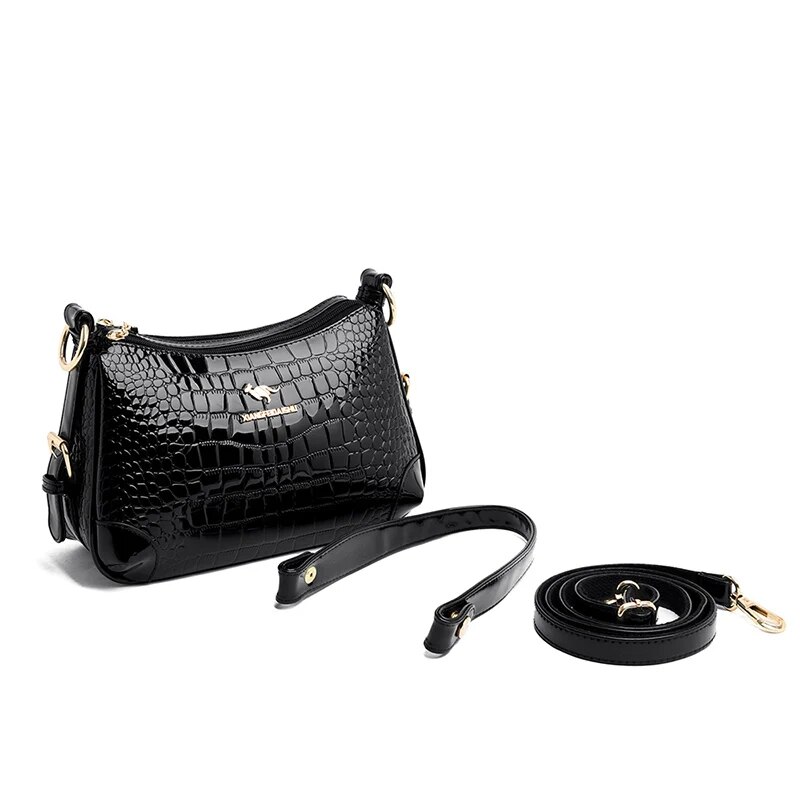 Designer Pu Leather Crossbody Bags For Women 2024 Shoulder Messenger Bag Lady Travel Handbags And Purse_voghion.com