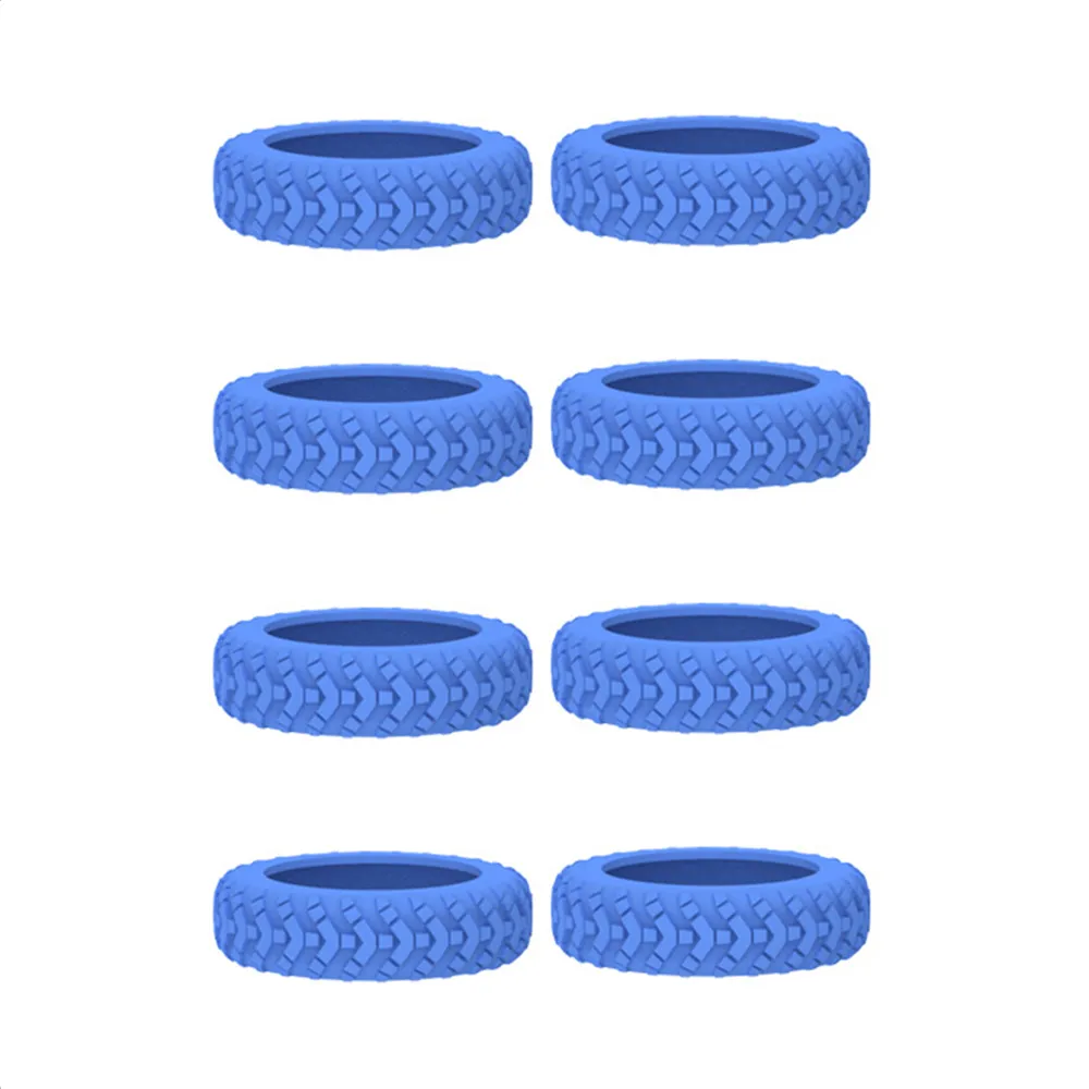 8Pcs Silicone Caster Shoes Lage Covers Silent Wheel Protector Suitcase Reduce Noise Wheels Cover Travel Accessories_voghion.com