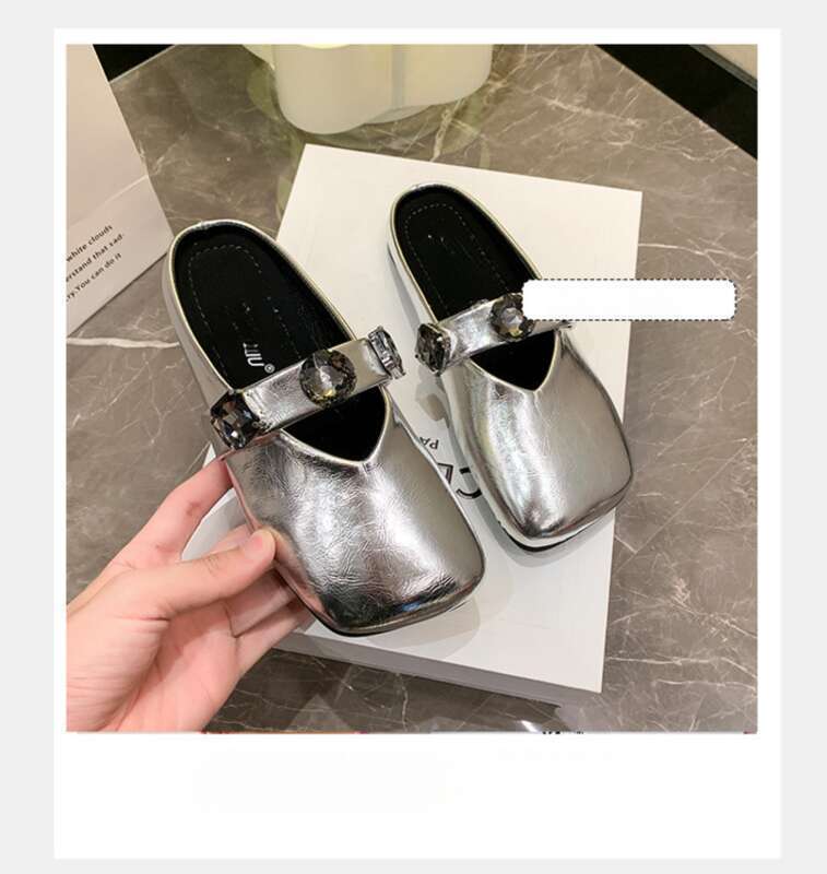 superhuman Fairy Model Square Head Women's Shoes Summer Wear, 2025 Flat Sandals_voghion.com