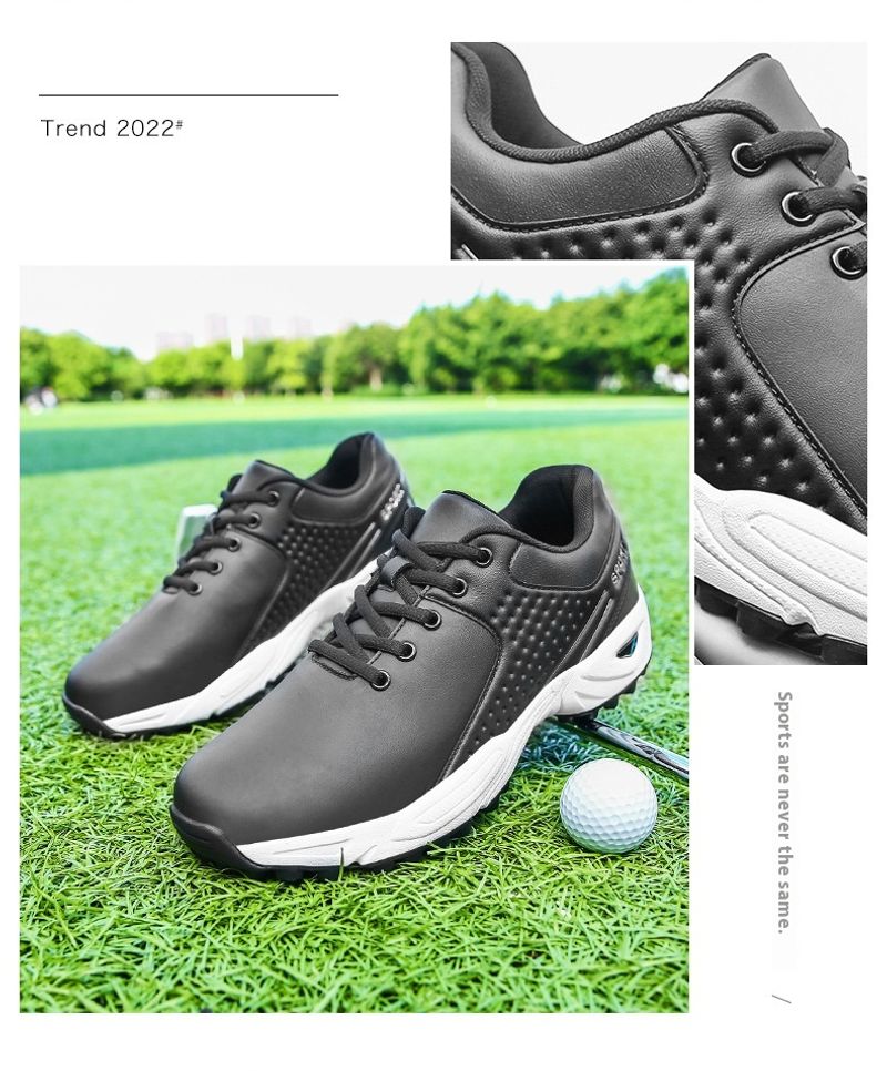 Letnie wygodne nowe trampki męskie młodzieżowe Strolg golfowe casualowe buty sportowe na świeżym powietrzu trendy_voghion.com