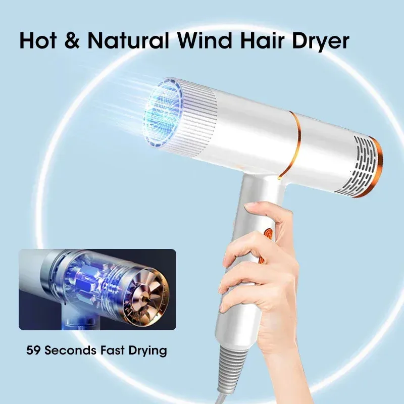 Luxury Ionic Blow Dryer - Salon Cold Wind Professional Styler_voghion.com