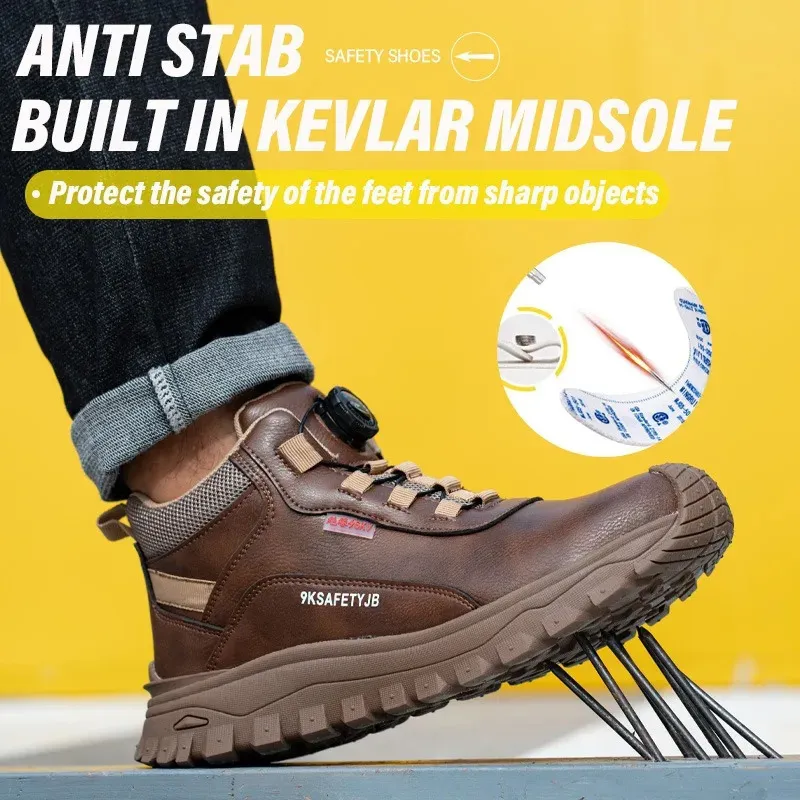 Chaussures de sécurité isolantes 6KV pour hommes, imperméables, antidérapantes, confortables et respirantes (250122)_voghion.com