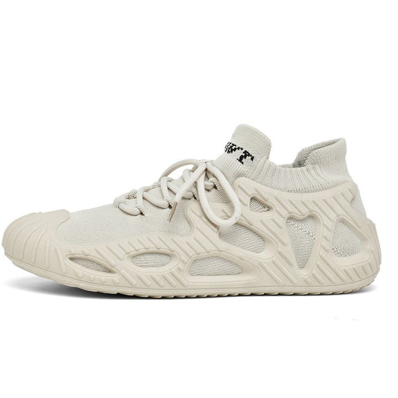 One Step Wandern und Bergsteigen, Full Wear Flyknit Obermaterial, atmungsaktive Sportschuhe_voghion.com