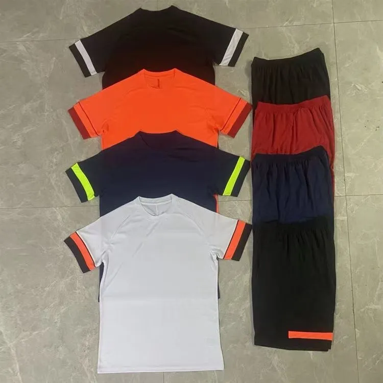 Mens Tracksuits Tech Set Two-piece Tracksuit Summer Sports Fiess Jogging Suits Running Shirts Shorts Quick Dry_voghion.com