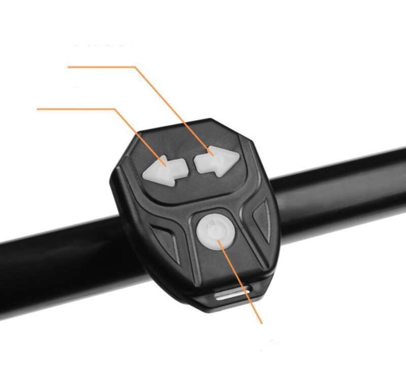 【 Colecția 1667 People 】 Stopuri pentru bicicletă, Semnalizare cu telecomandă USB wireless, Avertizare LED pentru bicicletă de munte_voghion.com
