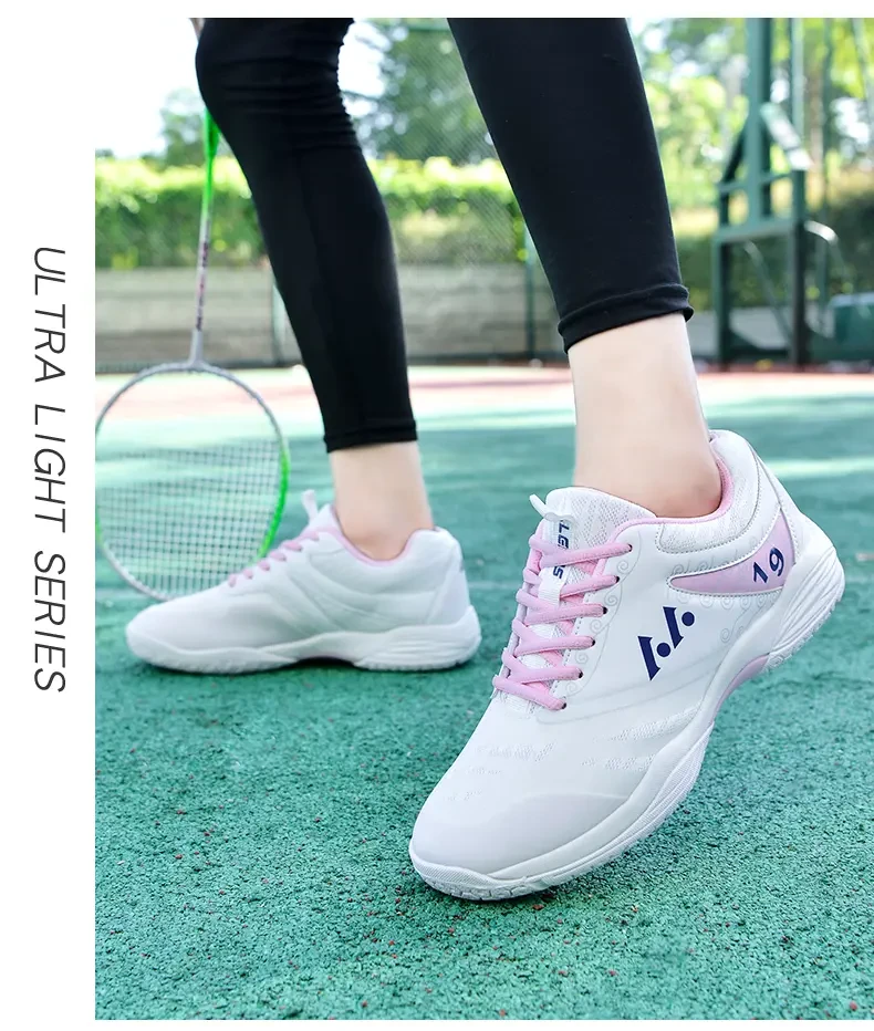 Professional badminton shoes mesh breathable training shoes non-slip shock-absorbing wear sports shoes_voghion.com