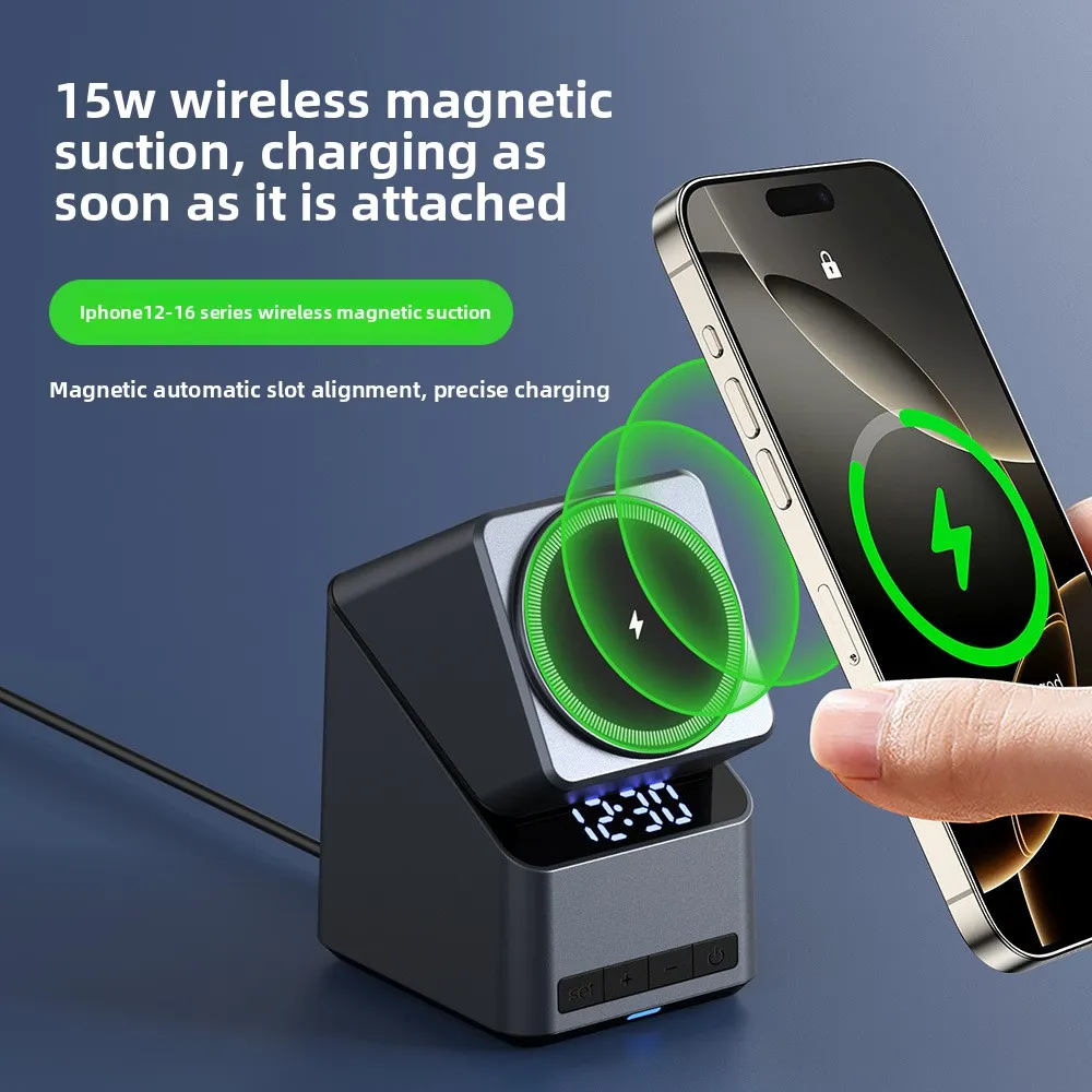 Cross-border Private Mold Four-in-one Rotating Magnetic Wireless Desktop Bracket Is Suitable For Fashion 1615 Mobile Phone_voghion.com