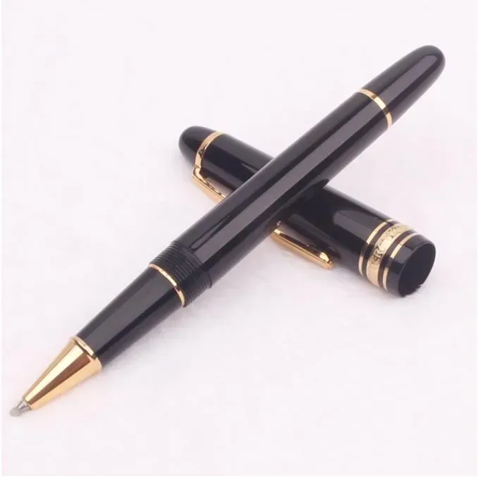 wholesale 163 Black Resin Rollerball Pen Ballpoint Pen High Quality School Office Writing Fountain Pens With_voghion.com