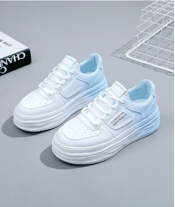 Bequeme Damen Sneaker Aus Leder Für Sport Und Freizeit_voghion.com
