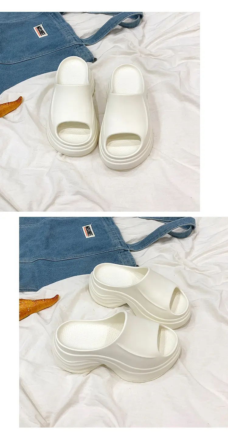 Women's Thick Soled Eva Slippers Lightweight Flat Sandals_voghion.com