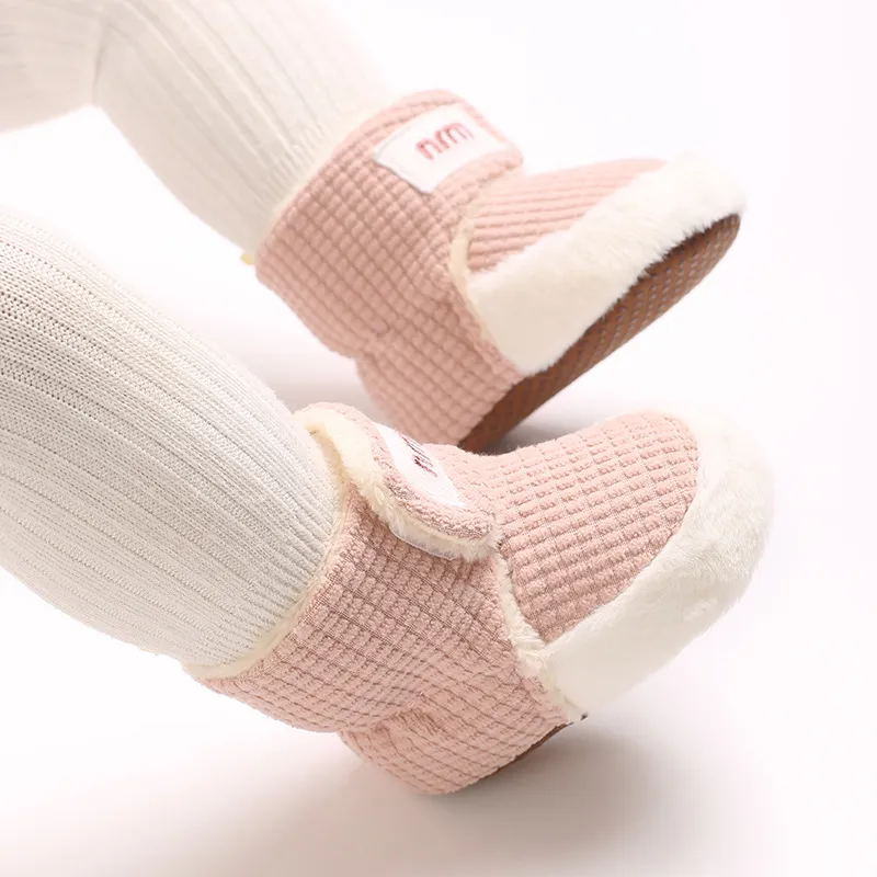 Botas de inverno de lã quente para bebês recém-nascidos, sapatos para crianças pequenas, botas Cutefeet para meninas e meninos de 0 a 18 meses_voghion.com
