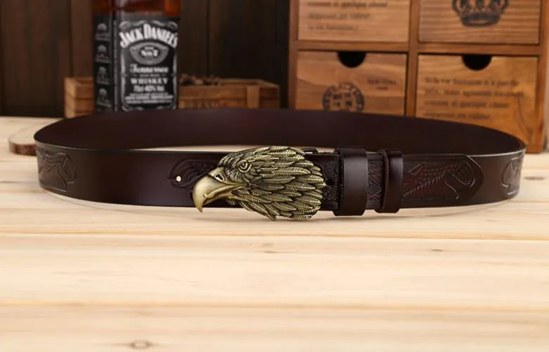 2023 Neie Rimm Groussen Designer fir Männer Koffer Eagle Buckle Männer a Fraen Tailleband Rëndleder Rimm_voghion.com