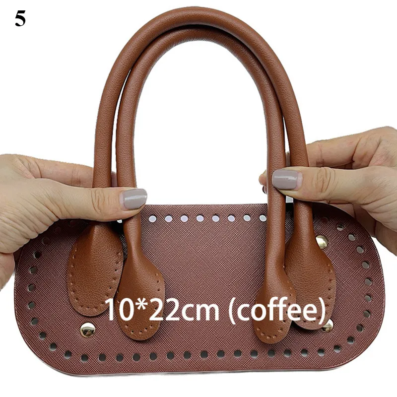 Set di 3 cinturini in pelle fatti a mano, di alta qualità, con accessori hardware per borse fai da te._voghion.com