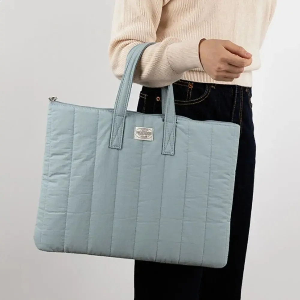 Sac à main pour ordinateur portable 11 13 14 15 pouces, pochette antichoc de grande capacité pour ordinateur portable, respirante et mignonne 240802_voghion.com