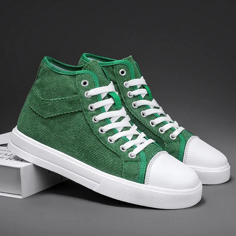 Sneakers Skateboarden Dames Heren Unisex Lichtgewicht Hoge Canvas Schoenen Koppels Wandelen Mannen Gig Maat 36-46_voghion.com