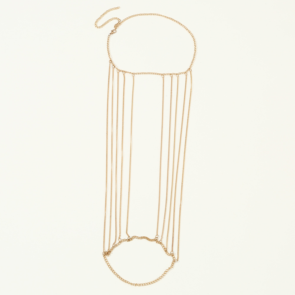 DZ0337 métal suspendu cou côté corps femmes mode Sexy multi couches épaule chaîne accessoires été_voghion.com