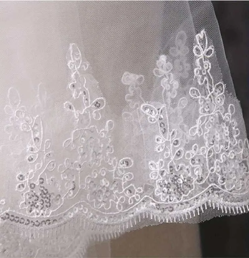 Gioielli per capelli da sposa, corti, a doppio strato, con pellicola lucida, accessori per foto, copricapo soffice da sposa_voghion.com