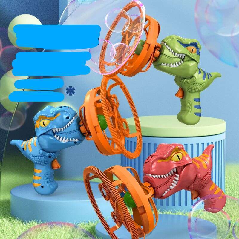 【 96% Positive Review Rate 】 New Electric Internet Famous Gun, Children's Handheld Automatic Bubble Machine, Dinosaur_voghion.com