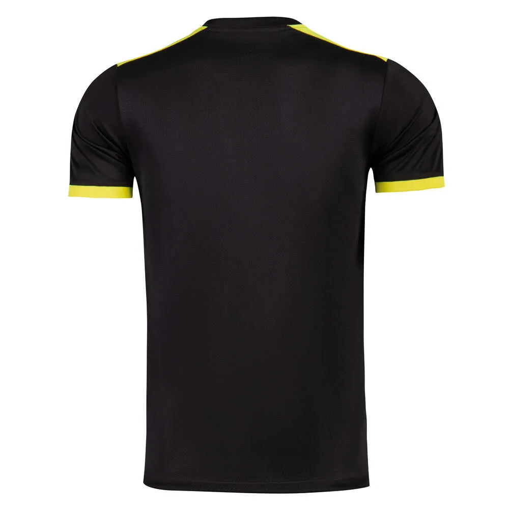 2025 Professionele Heren Scheidsrechter Uniformen Voetbal Voetbalshirts Shirts Zakken Rechter Korte Mouw Teamshirt Sportkleding_voghion.com