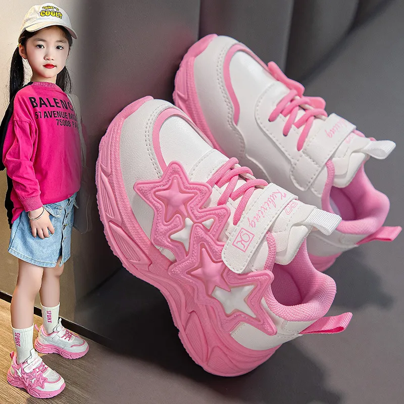 Girls Shoes 2025 Youth New Light Running Footwear Toddler Sports Jogging Trainers Kidsnest Casual Kids Sneakers Sizes_voghion.com