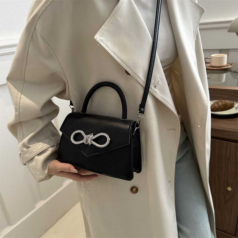 Elegante borsa a tracolla da donna con fiocco - versatile handbag_voghion.com