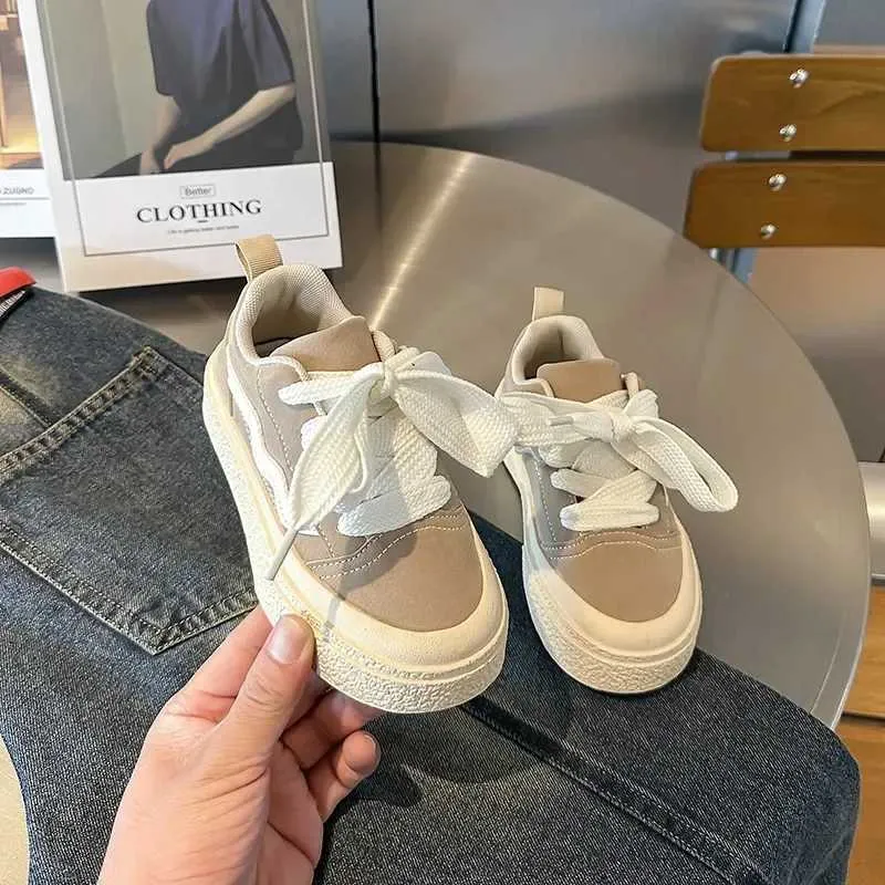 Boys and Girls Canvas School Performance Baby Biscuits Bottom Breathable Childrens Shoes M241016_voghion.com