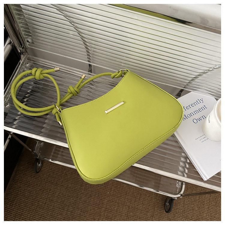 Popular Small Bag Women's Bag 2024 Spring New Versatile Small Square Bag Fashion Candy Color Single Shoulder Underarm Bag_voghion.com