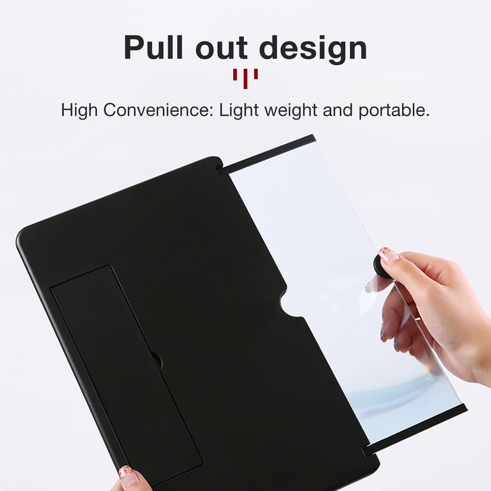16 inch 3D telefon mobil ecran video film jocuri amplificator telefon lupă suport pliabil suport radiații protecție FIERBINTE_voghion.com