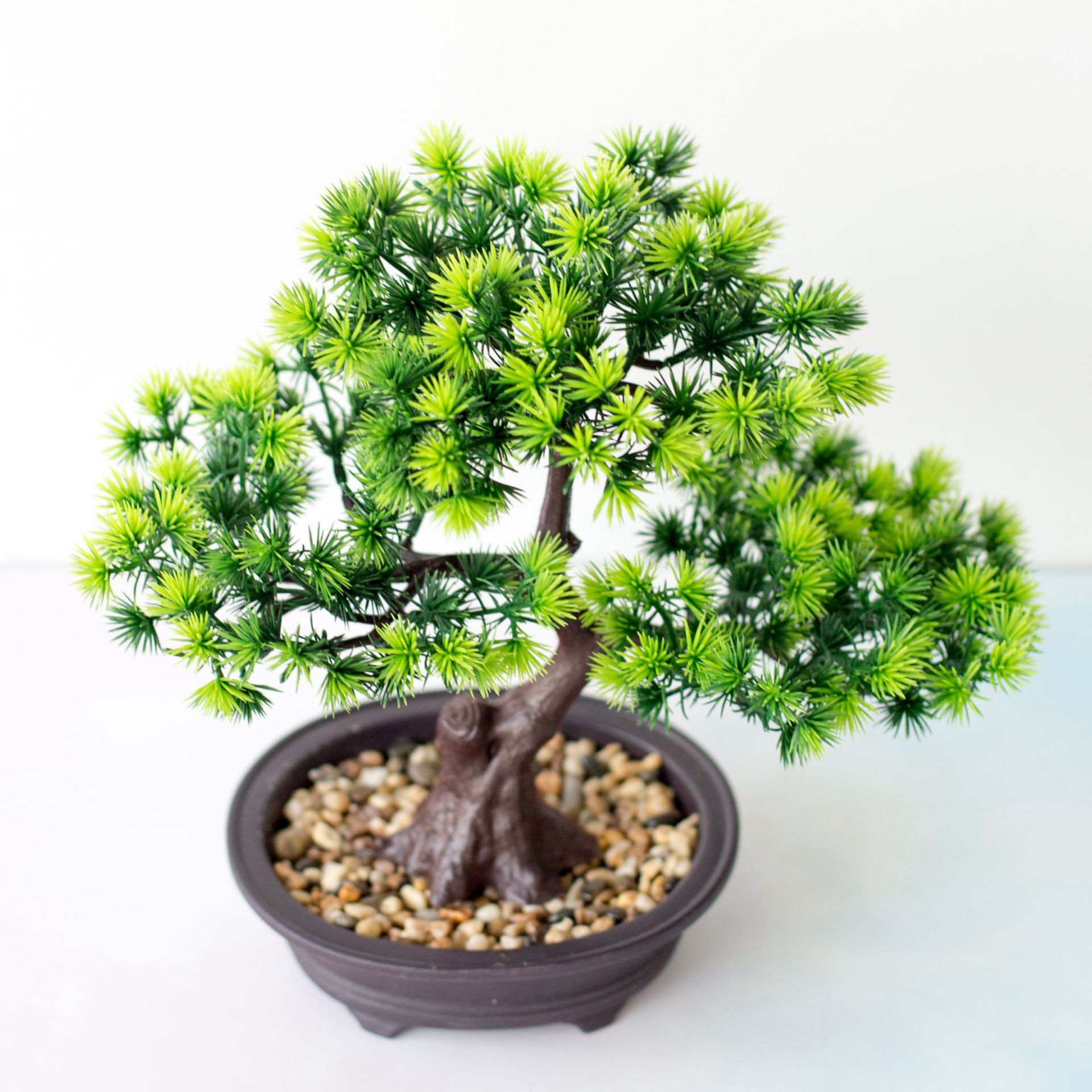 Simulazione di fiori artificiali ornamenti in vaso alberi nuovi 88 modelli accogliente pino bonsai di plastica simulazione pino decorazione pianta da interno_voghion.com
