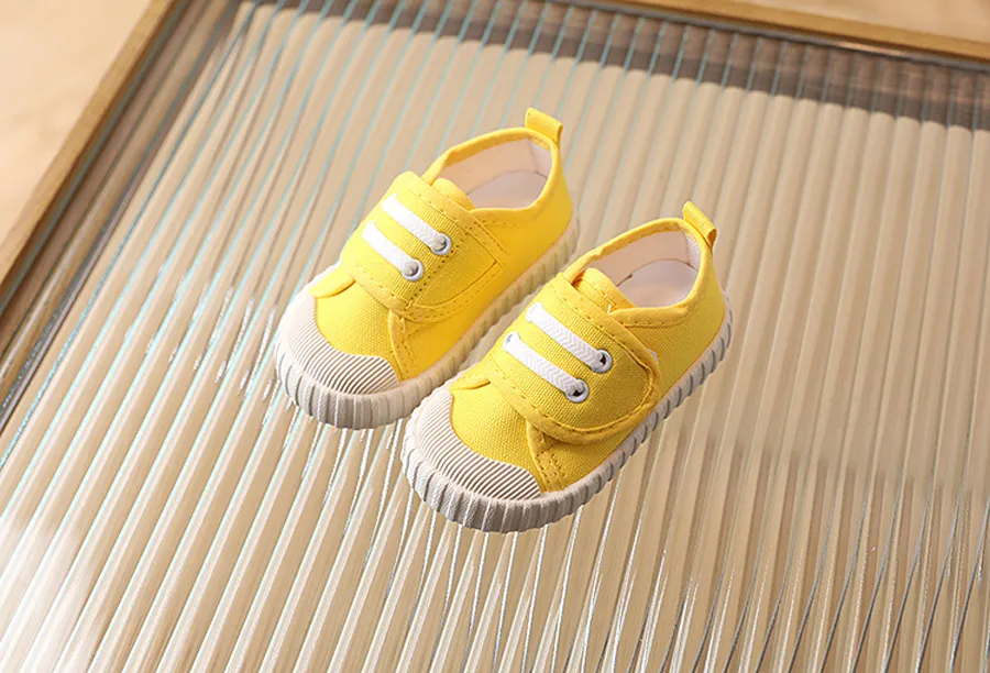 Childrens Canvas Sneakers Leopard Print Classic Casual Shoes_voghion.com