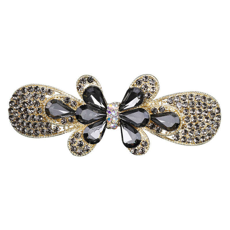 Luksuslik kristallvedru aksessuaar, kerge ja moekas. Poolpikk tõmblukk kuklal, sobib madalatele juustele._voghion.com