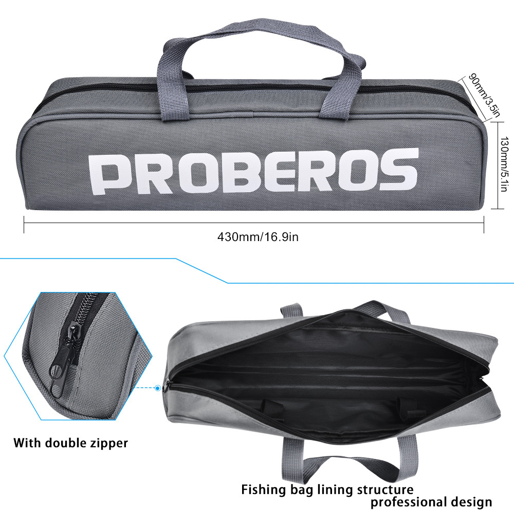 Conjunto de varas de pesca portáteis, varas de arremesso de longa distância, mini varas de pesca, carretilhas de pesca, linhas de pesca, iscas, varas de pesca, conjunto completo de varas de pesca_voghion.com