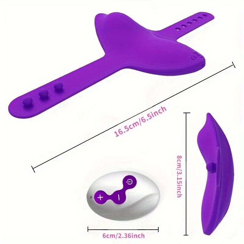 Tragbarer Höschenvibrator mit Fernbedienung, Klitorisstimulator aus Silikon, Klitorisstimulations-Teaser, Sexspielzeug für Erwachsene für Frauen mit_voghion.com