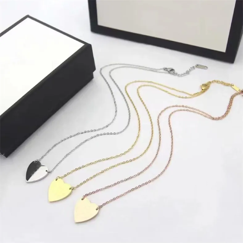 pendant Designer Dainty Jewelry Womens Necklace Fashion Custom Cjeweler Plated Gold Sier Rose Chain For Men Woman Trendy_voghion.com