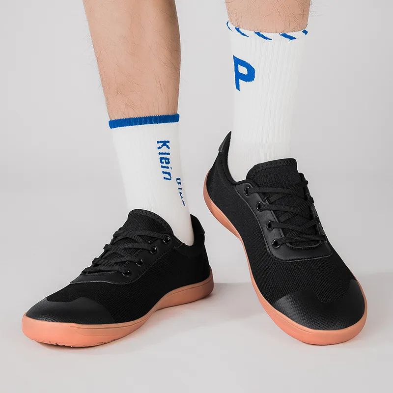 Sneakers for Men New Wide Barefoot Sneaker 2024 Flats Soft Zero Drop Sole Wider Toe Light Weight Fashion Shoes Plus Size_voghion.com