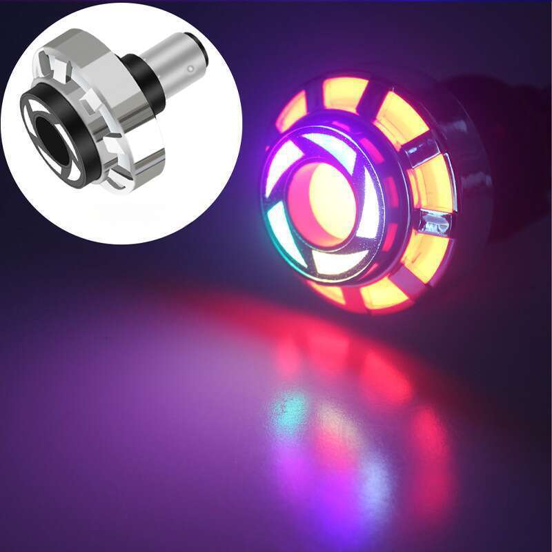 Renkli Melek Gözü Titreyen Elektrikli Motosiklet LED Arka Lambaları, Fren Lambaları ile Motosiklet Modifikasyonu_voghion.com