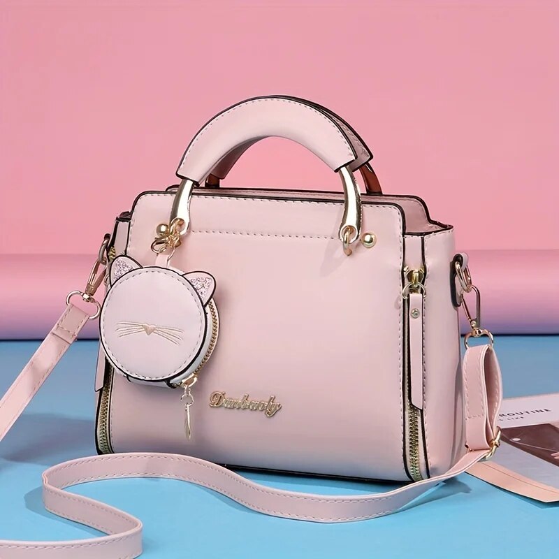 Borsa a mano alla moda per donna Borsa a tracolla da donna Borsa a tracolla a tracolla Borsa per gatti Shopping_voghion.com