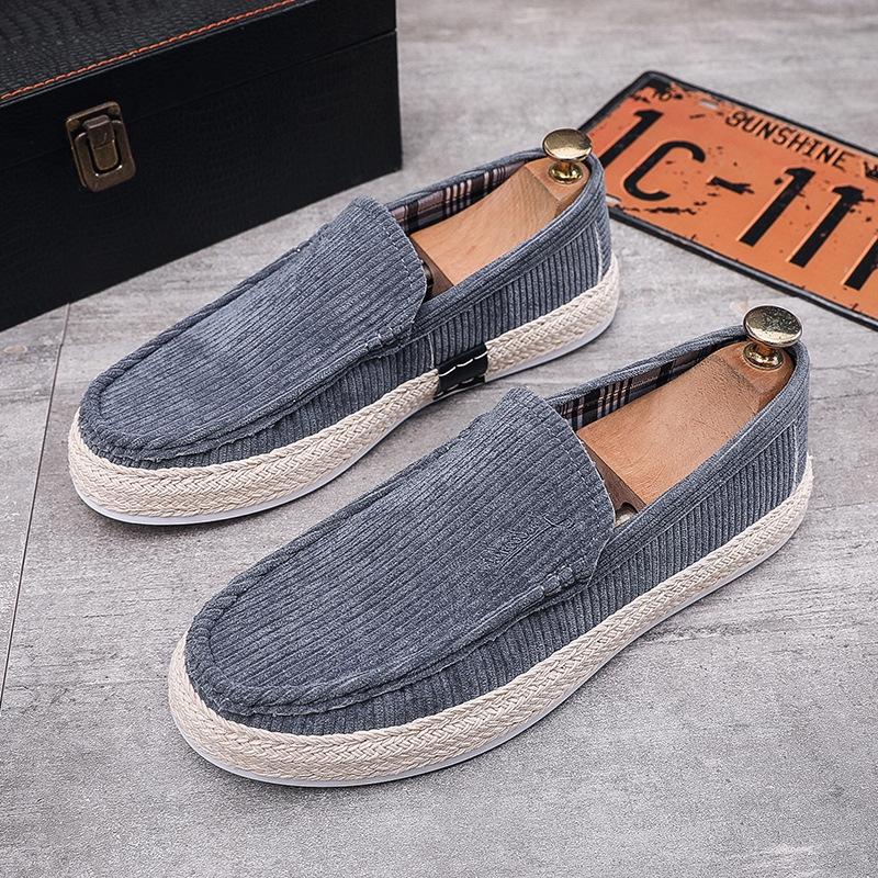 2025 Autumn New Casual Flat Men's Board Single Fisherman's Shoes, One Foot Lazy Sailboat Cloth Shoes 8D9a3_voghion.com