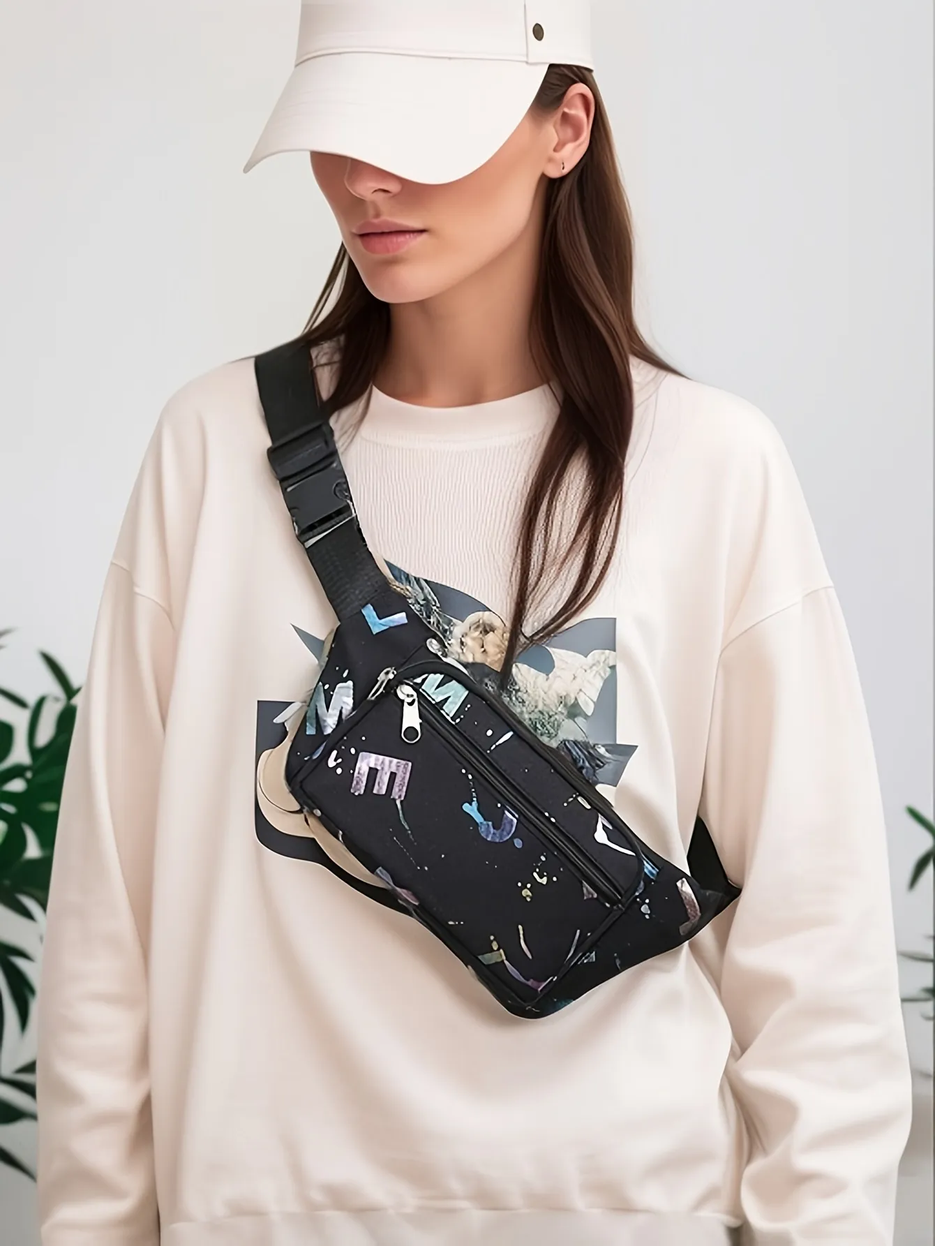 Marsupi da donna con stampa bronzata, cintura alla moda, borse a tracolla, marsupio da corsa, viaggio, allenamento_voghion.com