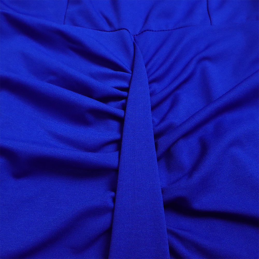 Abito da donna con maniche a cinque quarti, temperamento alla moda, borsa slim fit, natica, abito taglie forti_voghion.com