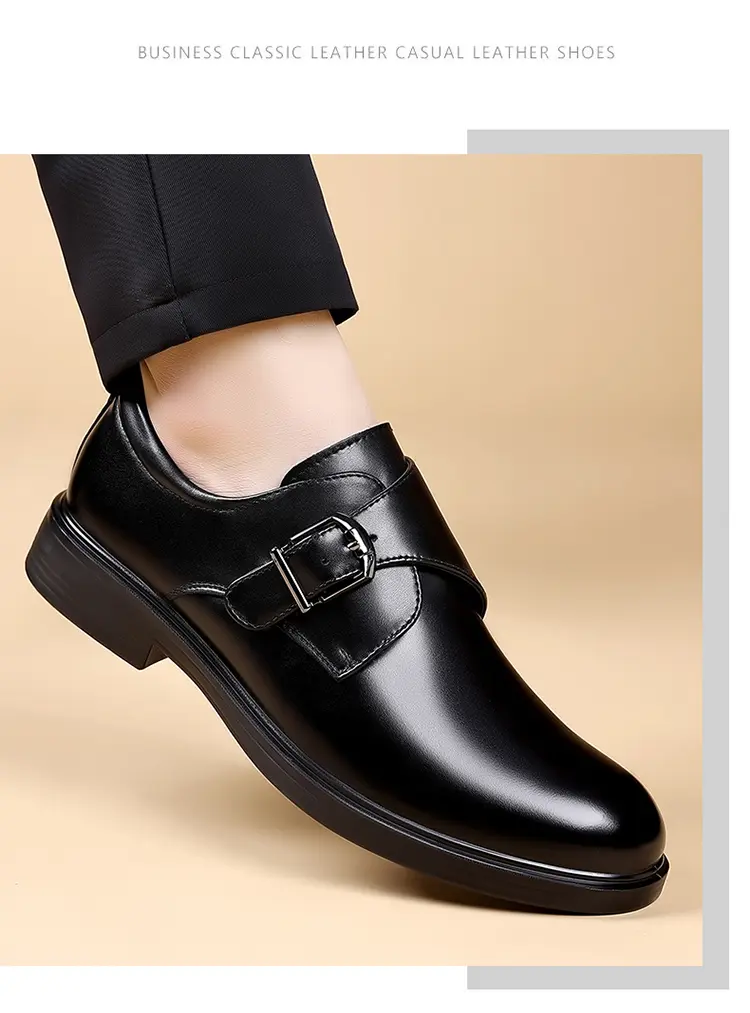 Scarpe eleganti da uomo in pelle stile gentleman per ufficio_voghion.com