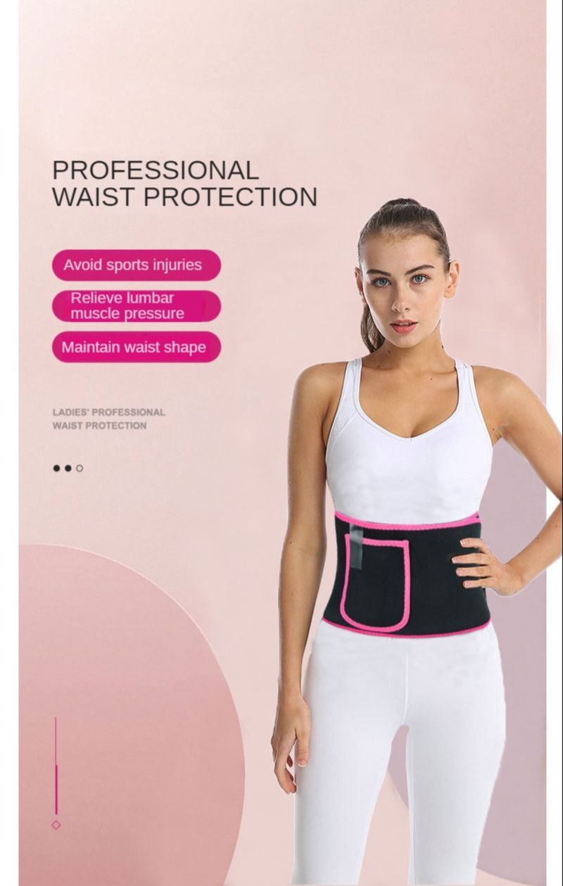 Sier Ion Sporttailleband Formung Lafen Fettverbrennung Yoga Tailleschutz Burst Fiess Gürtel Schweessgürtel_voghion.com