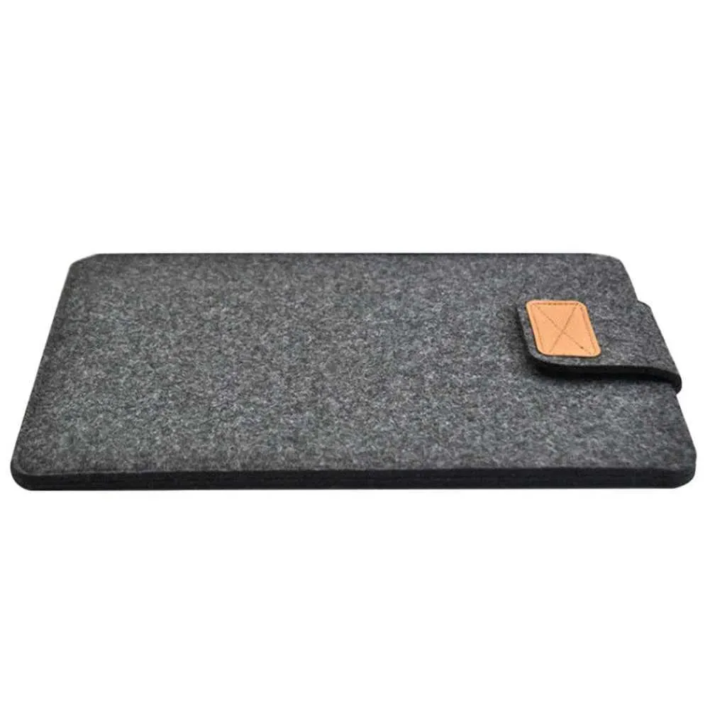 13Inch 15inch Felt Sleeve Slim Case Cover Bag for Books Air Pro Solid Color Tablet Storage Ba241101_voghion.com